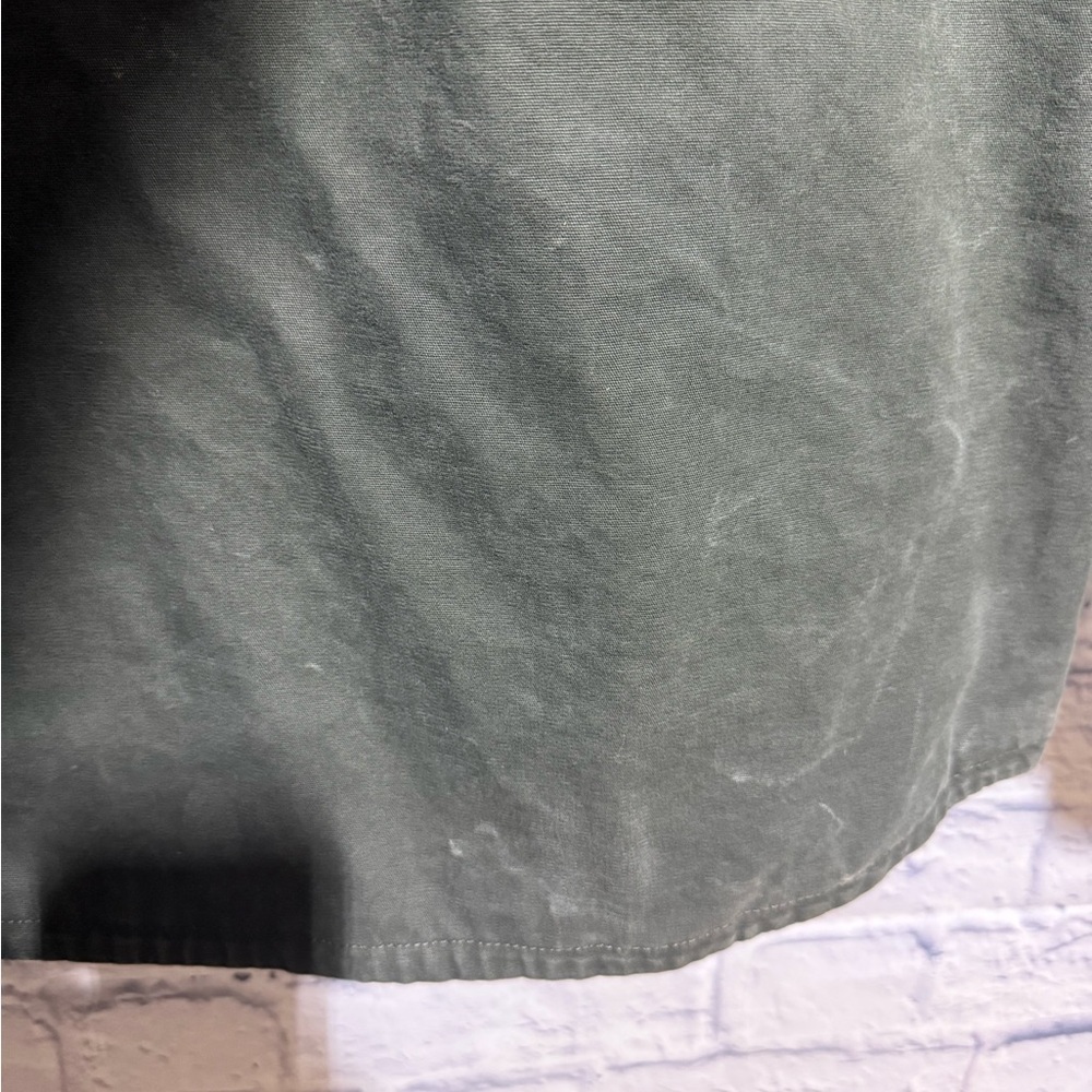 Men’s Vintage Croft & Barrow Shacket, Olive Green, Size Large - Picture 11 of 14